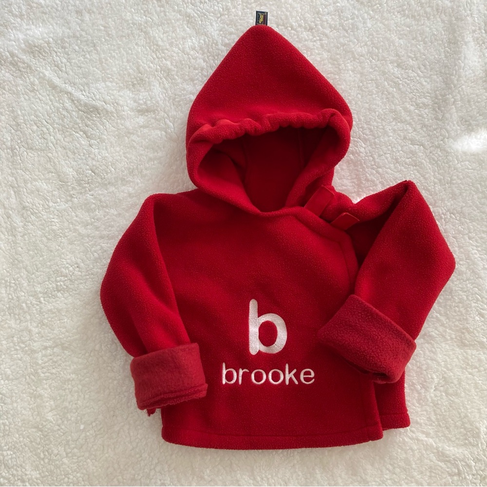 Brooke Widgeon Red Unisex Fleece Jacket
